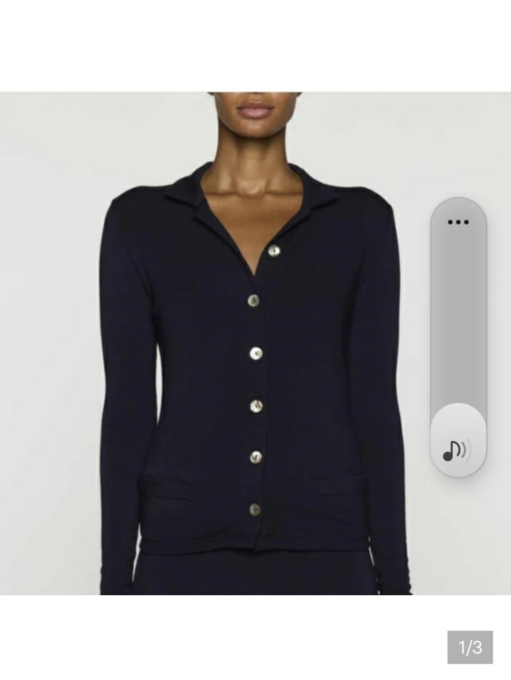 Bleusalt The Cardigan black size XS-0